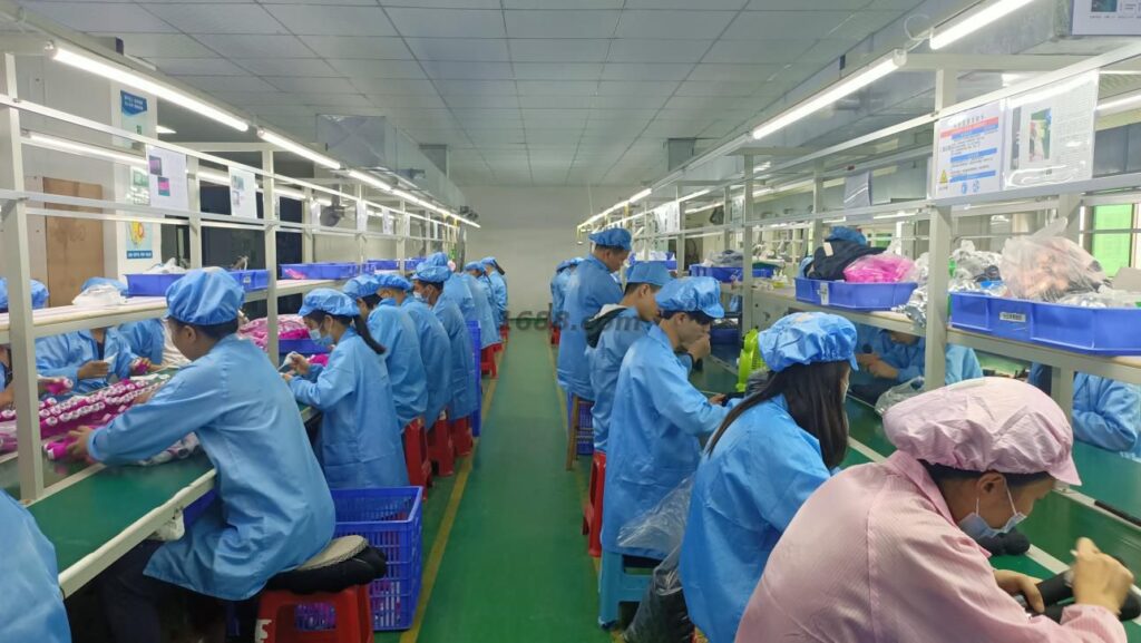 adult toys factory production quality checking line