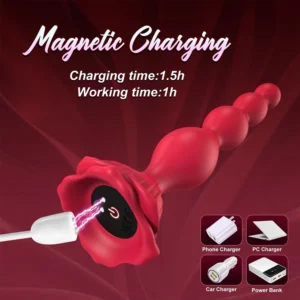 Rose Sex Toy Anal Beads